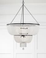 Image 2 of 4: Crystorama Rylee 12-Light Matte Black Chandelier
