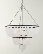 Image 1 of 4: Crystorama Rylee 12-Light Matte Black Chandelier