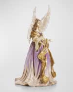 Image 2 of 4: Jay Strongwater Renaissance Angel Musical Figurine