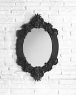 Image 2 of 2: Lladro Framed Oval Mirror