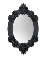Image 1 of 2: Lladro Framed Oval Mirror