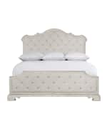 Image 3 of 3: Bernhardt Mirabelle Button-Tufted Queen Bed