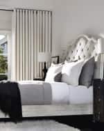 Image 2 of 3: Bernhardt Mirabelle Button-Tufted King Bed