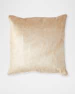 Image 1 of 3: Massoud Hair Hide Pillow, 19"Sq.