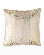 Image 2 of 2: Massoud Colorblock Zebra & Spots Pillow