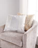 Image 1 of 2: Massoud Colorblock Zebra & Spots Pillow