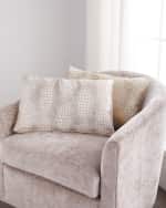 Image 1 of 3: Massoud Coco Hair Hide Pillow