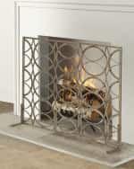 Image 1 of 2: Old World Design Julian Fire Screen