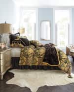 Image 4 of 4: Austin Horn Collection Gustone Diamond-Pattern European Sham