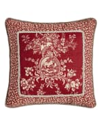 Image 6 of 7: Sherry Kline Home Ruffled French Country Buffalo-Check European Sham