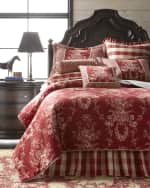 Image 4 of 7: Sherry Kline Home Ruffled French Country Buffalo-Check European Sham
