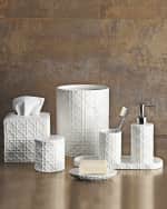 Image 2 of 4: Kassatex Cane Embossed Porcelain Tumbler