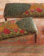 Image 6 of 6: Haute House Peacock Bench, 42"