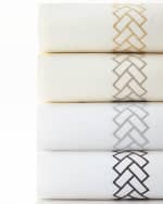 Image 3 of 3: Matouk Charlotte Duvet Cover, KING
