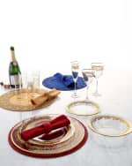 Image 4 of 4: Neiman Marcus "Oro Bello" Dinner Plates, Set of 4