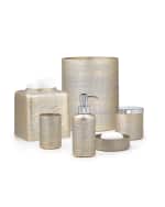 Image 2 of 4: Labrazel Woven Metallic Pump Dispenser with Chrome Polished Top