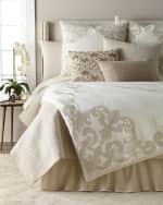 Image 2 of 3: Callisto Home Carriage Cartouche Duvet, King