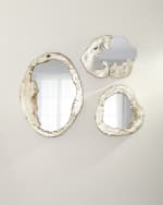 Image 4 of 5: Jamie Young Organic Shape Small Mirror