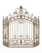 Image 3 of 3: Gate 3-Panel Fire Screen