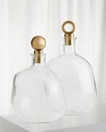 Image 1 of 3: Arteriors Frances Decanters, Set of 2
