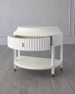 Image 2 of 4: Ashley Childers for Global Views Fountain Demuline Bedside Chest