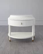 Image 3 of 4: Ashley Childers for Global Views Fountain Demuline Bedside Chest