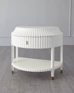 Image 1 of 4: Ashley Childers for Global Views Fountain Demuline Bedside Chest
