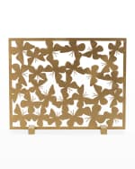 Image 3 of 3: Tommy Mitchell Butterfly Fireplace Screen
