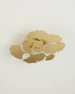 Image 1 of 2: Tommy Mitchell Small Ginkgo Flush Mount Light