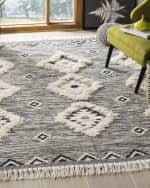 Image 3 of 4: Safavieh Rushton Hand-Knotted Rug, 9' x 12'