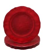 Image 1 of 2: Le Cadeaux Garnet Dinner Plates, Set of 4