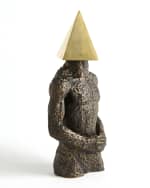Image 2 of 3: Global Views Pyramid Metric Head Sculpture