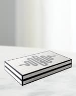 Image 1 of 2: Jonathan Adler Snake Backgammon Set