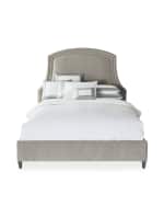 Image 3 of 5: Bernhardt Interiors Bayford King Upholstered Bed