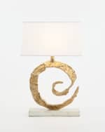 Image 4 of 4: Global Views Swirl Lamp