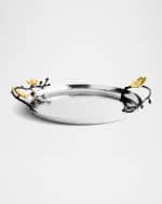 Image 1 of 5: Michael Aram Gold Orchid Round Tray