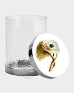 Image 3 of 4: Michael Aram Anemone Small Canister