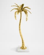 Image 2 of 4: Michael Aram Palm Large Candleholder