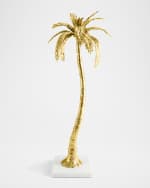 Image 3 of 4: Michael Aram Palm Large Candleholder