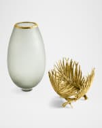 Image 3 of 5: Michael Aram Palm Medium Glass Vase