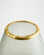 Image 5 of 5: Michael Aram Palm Medium Glass Vase