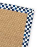 Image 1 of 2: MacKenzie-Childs Royal Check Sisal Rug, 8' x 10'