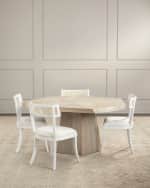 Image 3 of 6: Worlds Away Carolyn Dining Chair