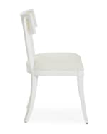 Image 4 of 6: Worlds Away Carolyn Dining Chair
