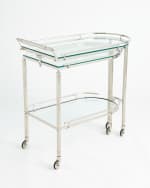 Image 4 of 5: Global Views Gallery Folding Bar, Nickel
