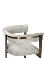 Image 5 of 5: Interlude Home Darcy Hairhide Dining Chair