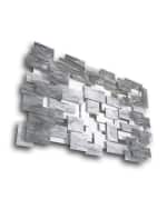 Image 3 of 4: Karo Studios Glass and Metal Wall Sculpture