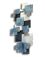 Image 3 of 3: Karo Studios Arctic Vertical Glass Wall Sculpture