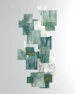 Image 1 of 3: Karo Studios Coral Vertical Glass Wall Sculpture