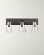Image 2 of 2: Gabby 3-Light Vanity Light Sconce